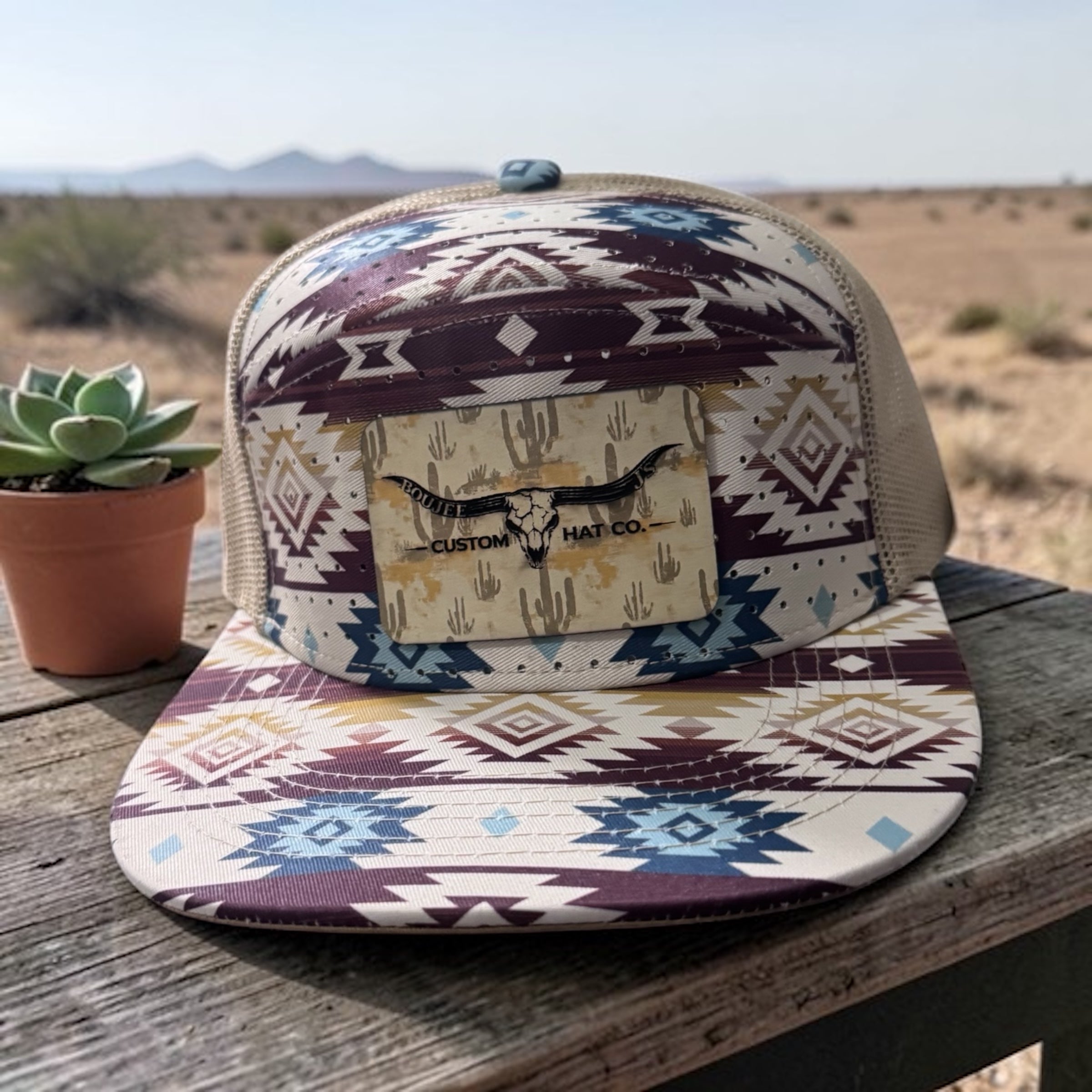 Aztec Boujee Cowgirl Ballcap
