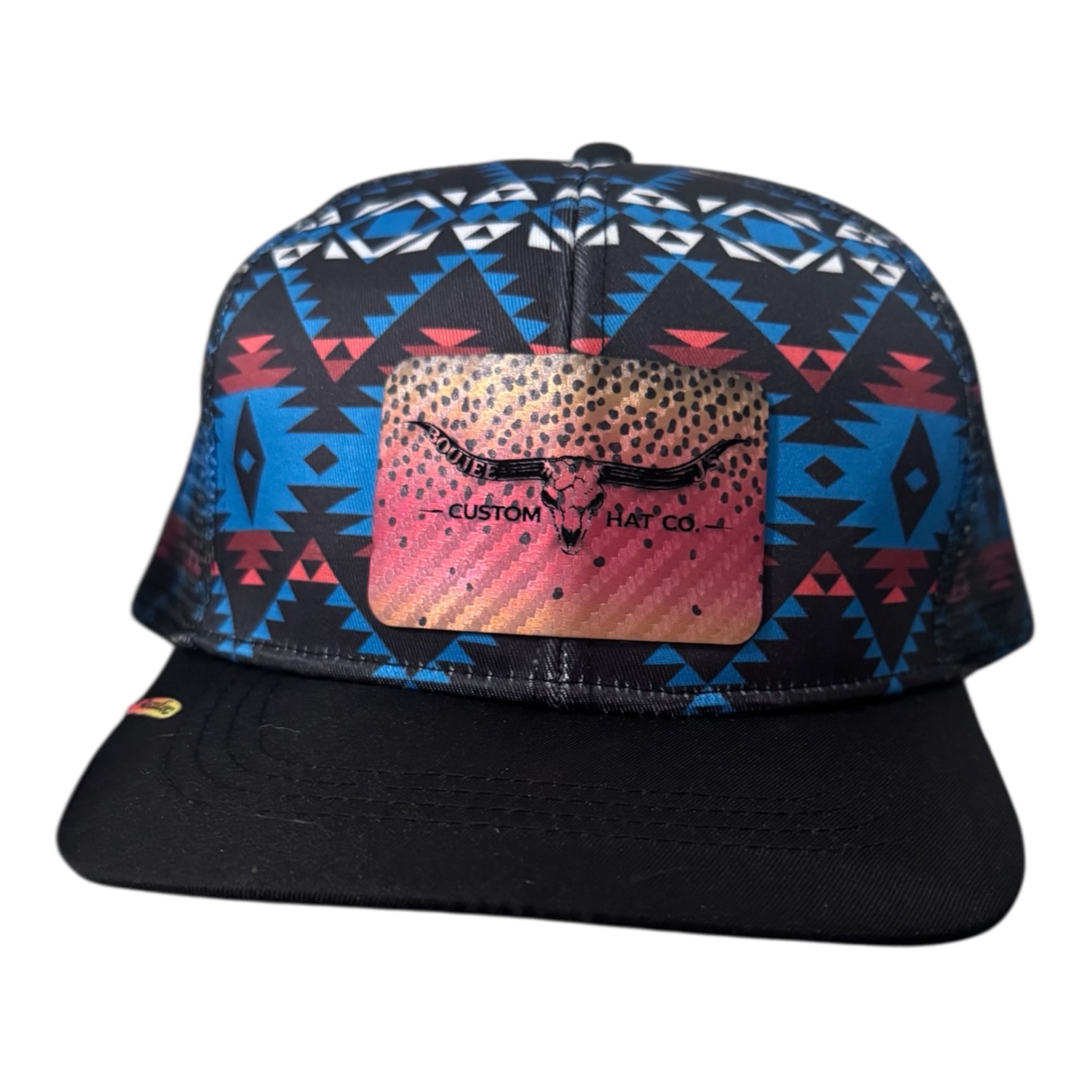 Boujee J’s Blue Aztec ball cap